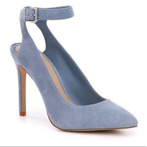Gianni Bini Suede Ankle Strap Stiletto